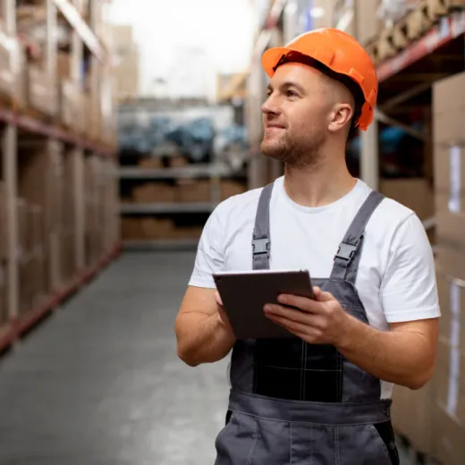 Рабочий на производстве